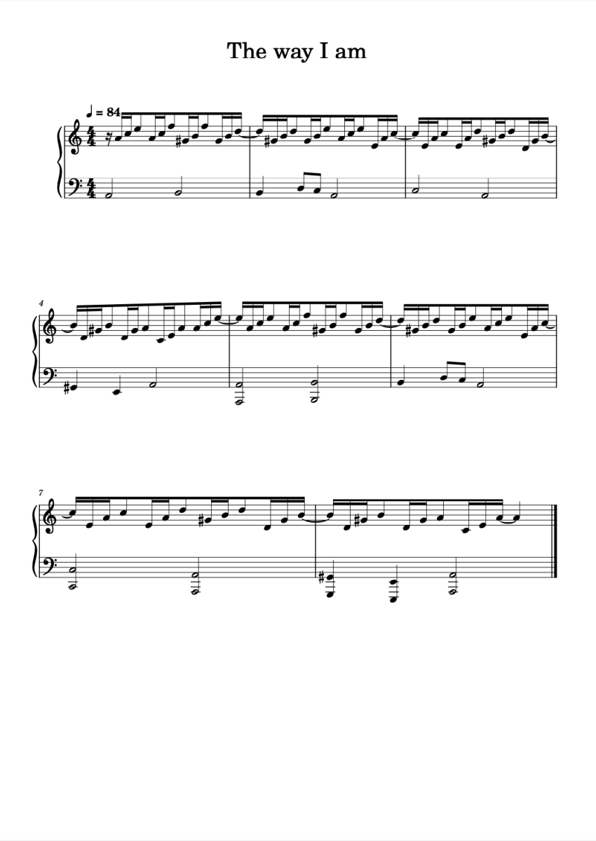 Lose yourself – Eminem (Piano, Theme from 8 Mile) Sheet music for