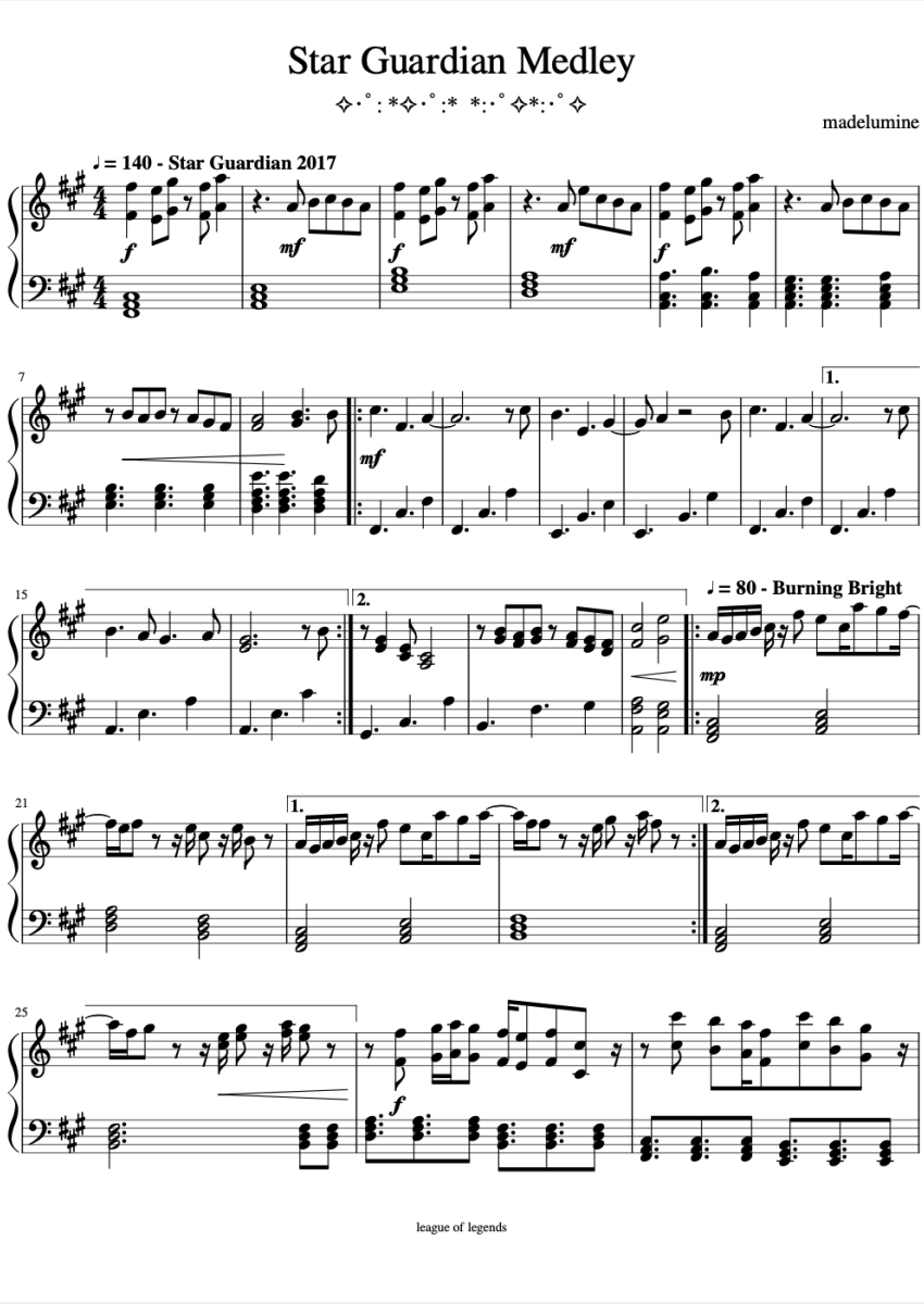 Hiroyuki Sawano Light And Shadow Sheet Music Downloads