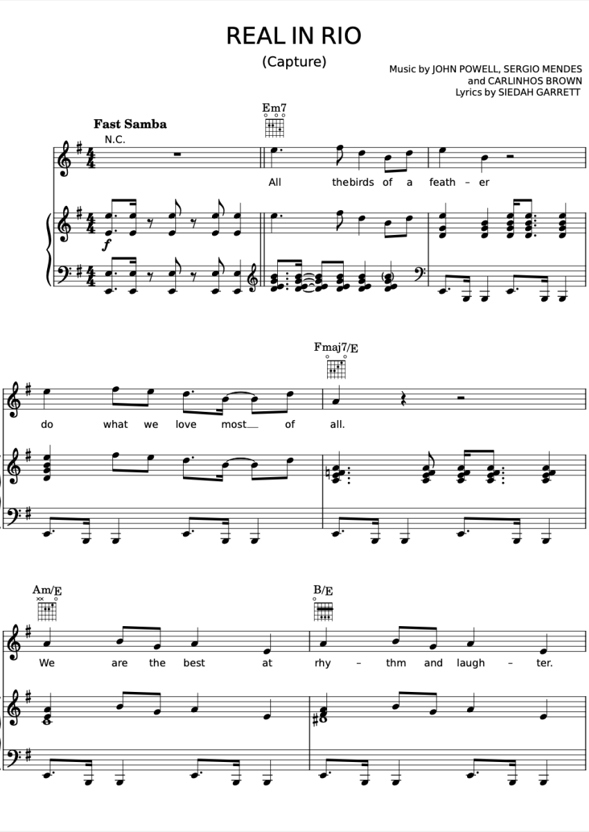 John Powell Real In Rio Sheet Music Downloads