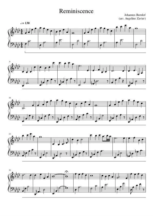 Johannes Bornlöf Goodbye Is Not The End Lyrics Johannes Bornlöf Reminiscence Sheet Music Downloads